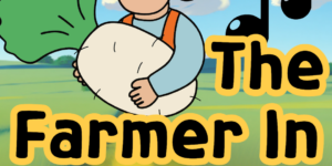 🚜🎶 The Farmer In The Dell Kids Song | Sing-Along Farm with Cute Animals and Interactive Learning! 🎵
